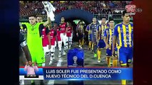 Luis Soler fue presentado como nuevo técnico del Deportivo Cuenca