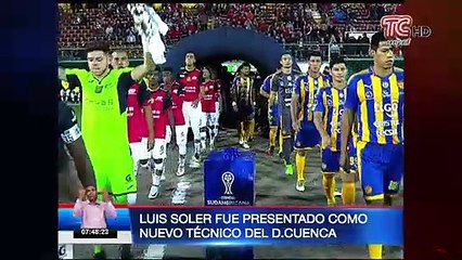 Luis Soler fue presentado como nuevo técnico del Deportivo Cuenca