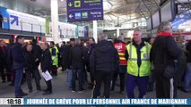 Journée de grève pour le personnel Air France de Marignane