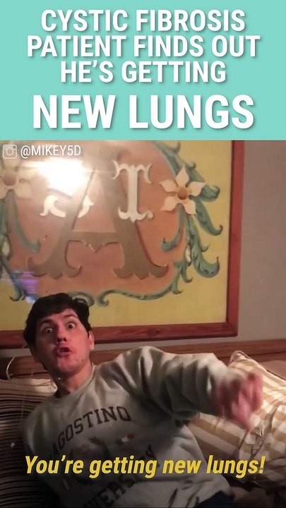 Cystic Fibrosis Patient Has Amazing Reaction To Finding Out He’s Getting New Lungs