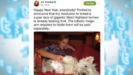 J.K. Rowling Hilariously Reveals Her New Year's Resolution