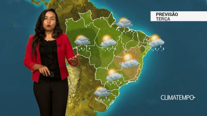Previsão Brasil – Temporais no Sul e CO