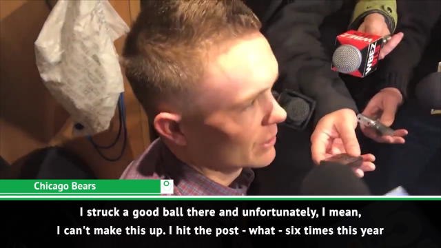 Bears kicker Parkey says he's to blame for playoff defeat