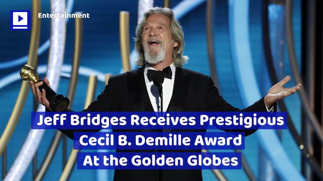 Jeff Bridges Receives Prestigious Cecil B. Demille Award At the Golden Globes