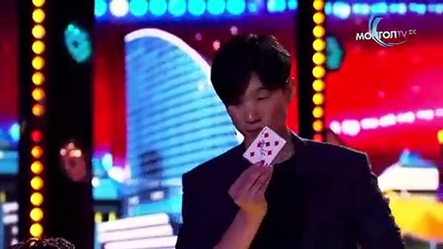 Card Magician Wows Judges on Mongolia's Got Talent - Magicians Got Talent