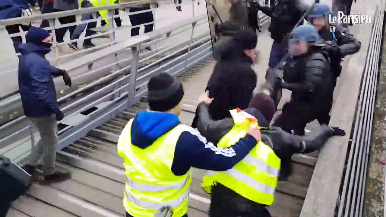 2019 Paryż Francuski Bokser Christophe Dettinger Robi Porządek Z Psiarskimi !!! HIT HD