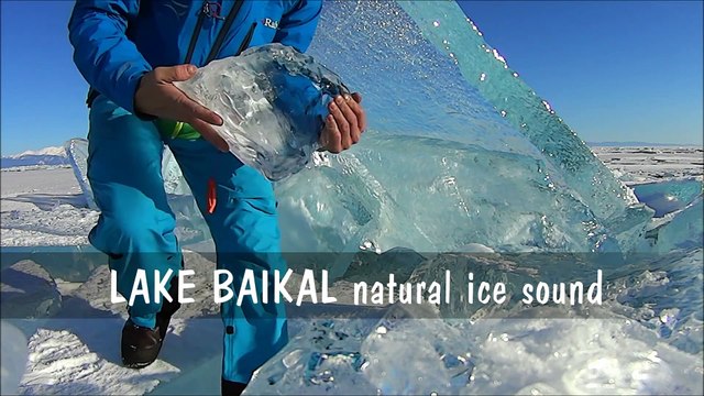 Il enregistre les sons que fait la glace sur le lac Baïkal en Russie ! Impressionnant