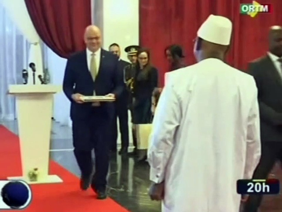 ORTM/Cérémonie de présentation de lettres de créances au Président de la République