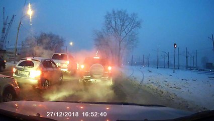 Car Hit Twice Attempting to Enter Main Road