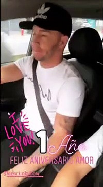 Micheille y Kevin cumplieron un año de relación y así lo celebraron