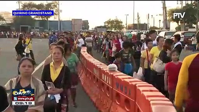 Pahalik ng Poong Nazareno sa Quirino Grandstand, dinagsa ng mga deboto