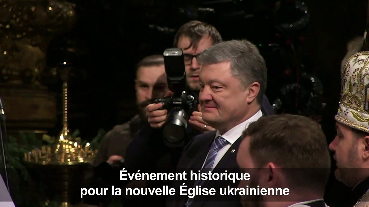 Kiev: première liturgie pour la nouvelle Eglise...
