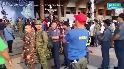 Send off mass for Black Nazarene traslacion volunteers