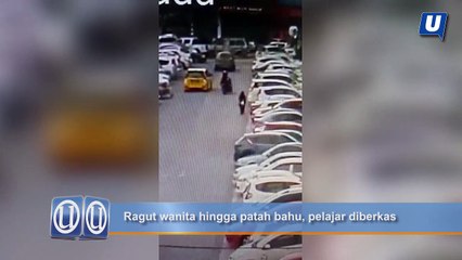 Ragut wanita hingga patah bahu, pelajar diberkas