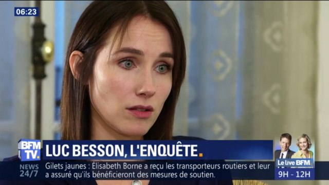 Je lui ai dit ‘arrête, tu me fais mal’ (…) Il ne s’est pas arrêté. L’actrice qui accuse Luc Besson de viols témoigne sur BFMTV