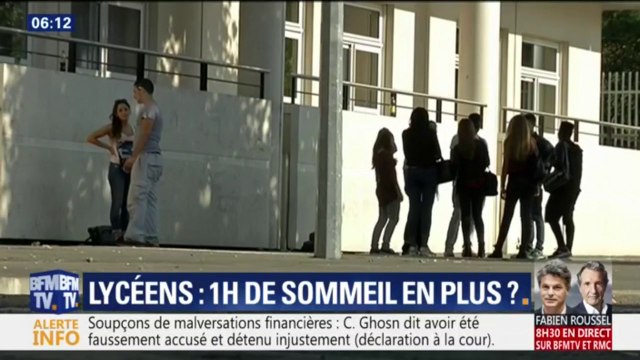 Et si les cours ne démarraient pas avant 9h pour les lycéens?