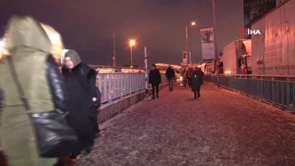 Karda İşe Giden Vatandaşlar Zor Anlar Yaşadı