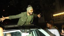 Simmba success party: Ranveer Singh pops out of car's sunroof to dance