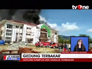 Kampus IAIN Palopo Hangus Terbakar