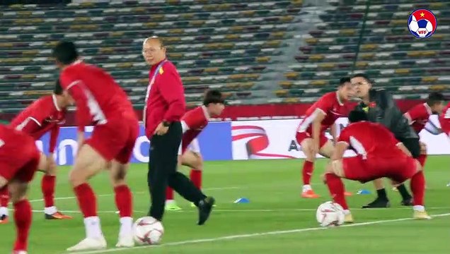 Buổi tập cuối cùng của ĐT Việt Nam trước trận ra quân gặp Iraq | VFF Channel
