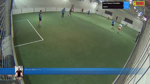 But de Allan (1-1) - Les Casses Noisettes Vs Jabox - 07/01/19 21:00 - LIGUE 5 - Poitiers Game Parc