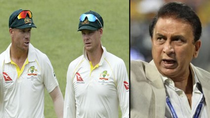 Скачать видео: India vs Australia: Sunil Gavaskar: Not India's Fault If Steve Smith And David Warner Weren't Picked