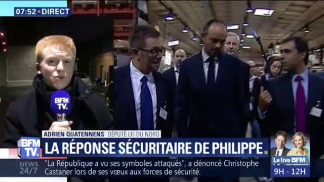 Adrien Quatennens: Édouard Philippe répond à l'ultra-violence par l'ultra sévérité, quand va-t-il répondre à l'ultra-précarité ?