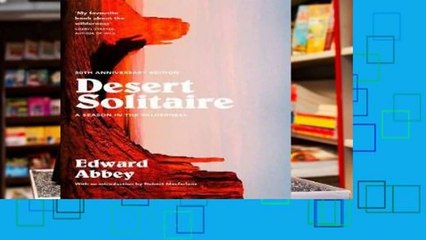 Best product  Desert Solitaire: A Season in the Wilderness - Edward Abbey