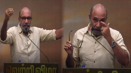 சத்யராஜ் மாஸ் பேச்சால் அரங்கமே சிரிப்பலை- வீடியோ