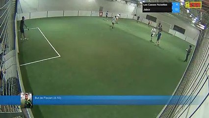 But de Flavien (4-10) - Les Casses Noisettes Vs Jabox - 07/01/19 21:00 - LIGUE 5