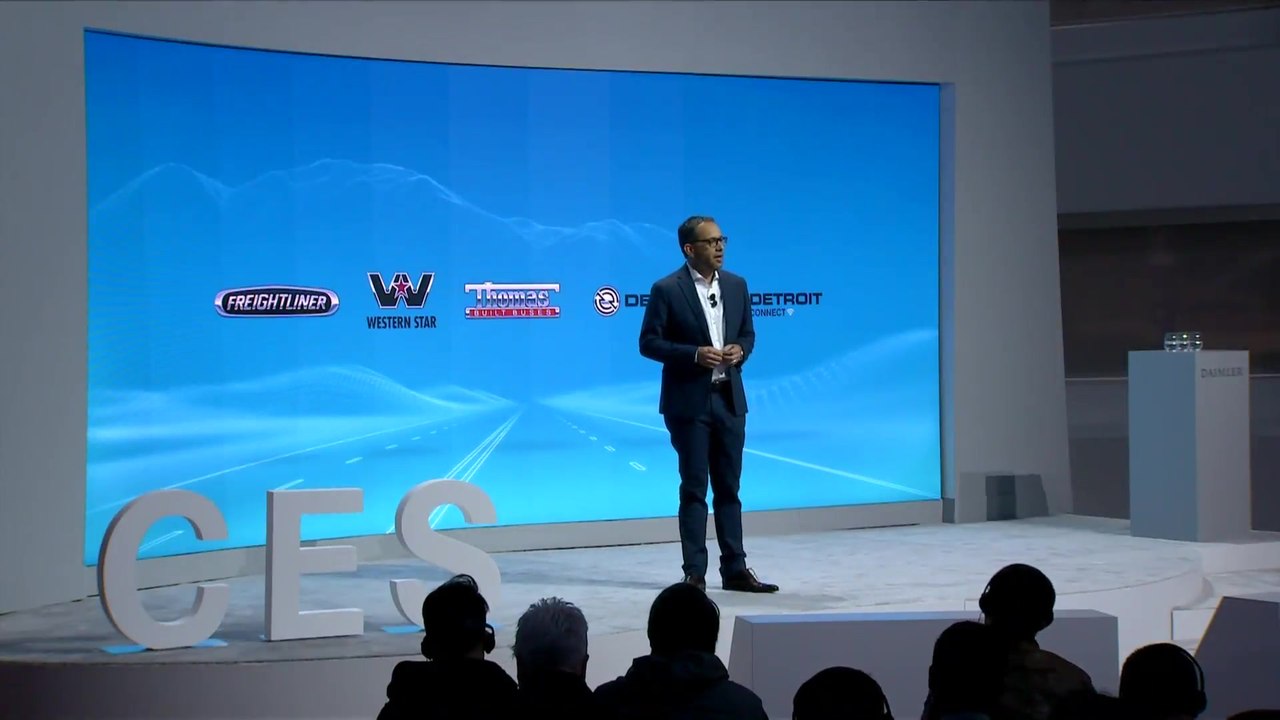 CES 2019 - Daimler Trucks Keynote - Opening