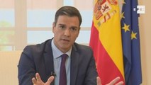 Entrevista de Efe al presidente del Gobierno  Pedro Sánchez  (parte 4)