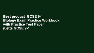 Best product  GCSE 9-1 Biology Exam Practice Workbook, with Practice Test Paper (Letts GCSE 9-1