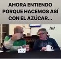 Ahora entiendo por que hacemos asi con el azucar LOL!!