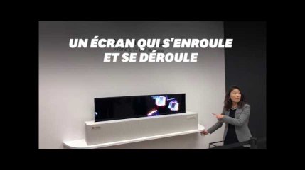 LG va commercialiser une télévision pliable et enroulable