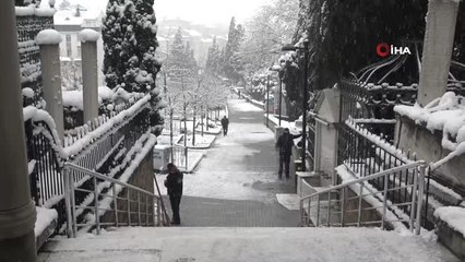 Bursa'da Kar Sonrası Kartpostallık Görüntüler Oluştu