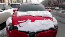 Erzincan’da yoğun kar yağışı nedeniyle eğitime kar tatili