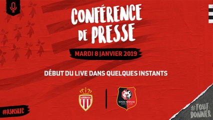 Download Video: 1/4 Coupe de la Ligue : Monaco / Stade Rennais F.C. : Conférence de presse