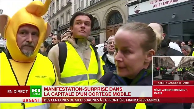 Gilets jaunes - Brigitte Macron à poil sur un tas de palettes : La secrétaire d'Etat Marlène Schiappa va saisir le CSA - La chaîne RT se défend - VIDEO