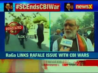 Relief to Alok Verma by the SC; Rahul Gandhi links Rafale issue with CBI wars