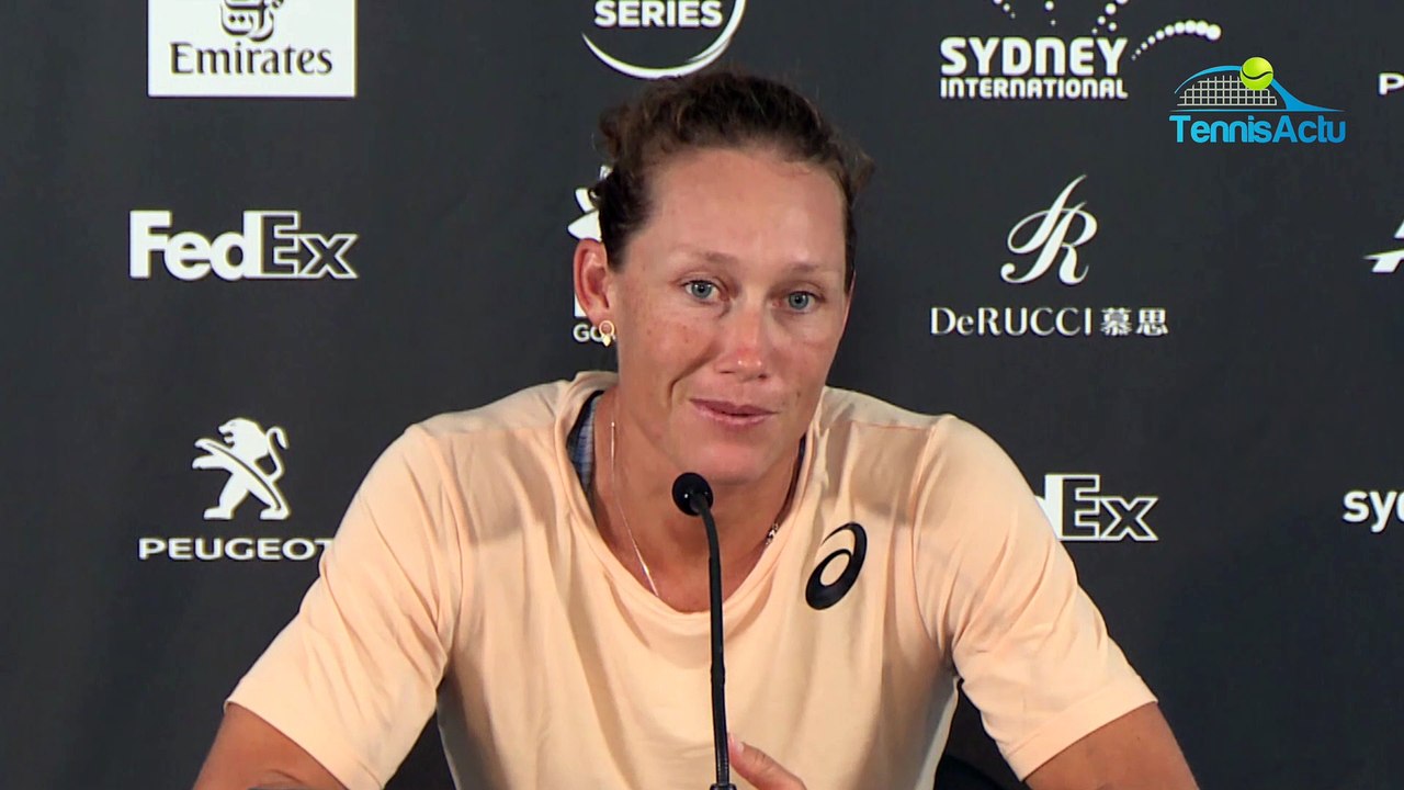 WTA - Sydney 2019 - Samantha Stosur n'avait plus gagné depuis août, l'Australienne savoure