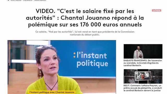 Grand débat national : Chantal Jouanno riposte après les attaques sur son salaire