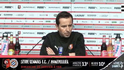 Download Video: 1/4 Coupe de la Ligue : Monaco / Stade Rennais F.C. : Conférence de presse