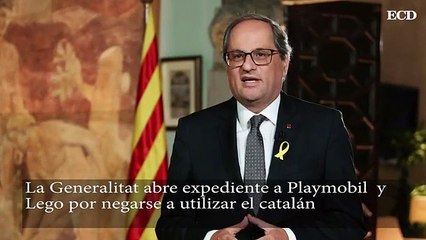 La Generalitat abre expediente a Playmobil y Lego por negarse a utilizar el catalán