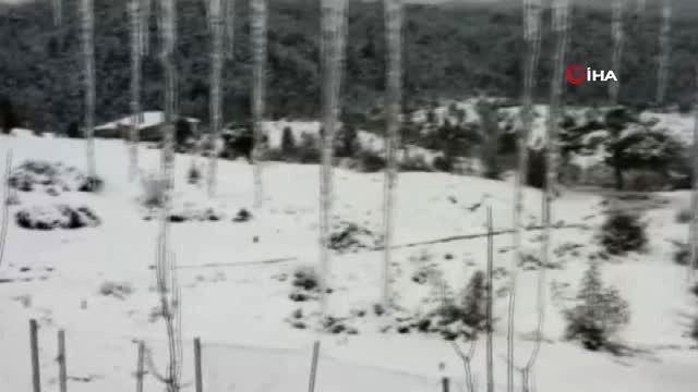 Hava Sıcaklığı Hissedilir Seviyede Düştü, Çatılarda Buz Sarkıtları Oluştu