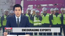 PM Lee visits Incheon Port to encourage workers behind Korea's export success