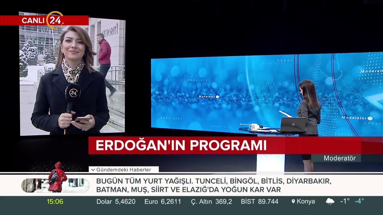 Erdoğan'ın programı