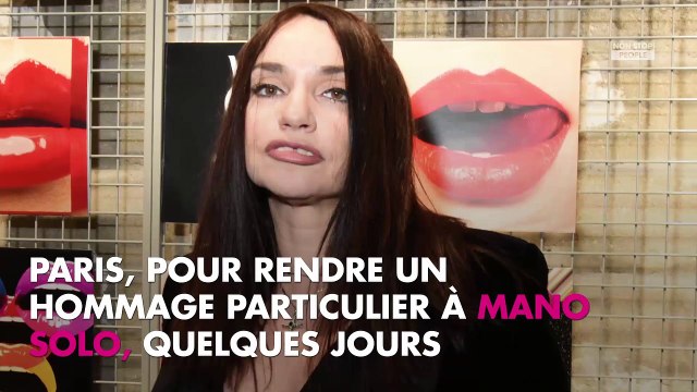 Béatrice Dalle sur la tombe de Mano Solo : son hommage choque la Toile