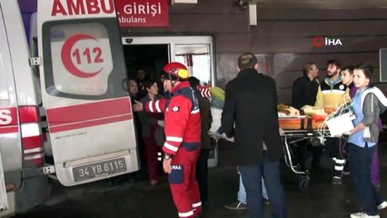 İstinat duvarı çöktü, hastalar tahliye ediliyor