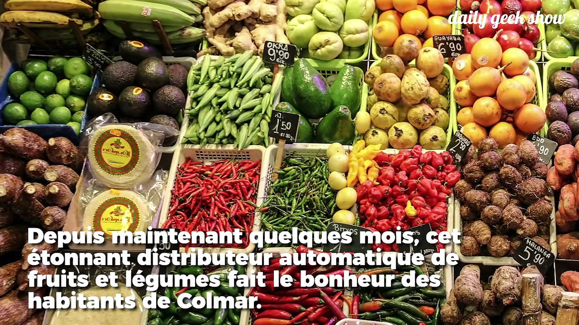 Un distributeur automatique de fruits et légumes locaux - Vidéo Dailymotion